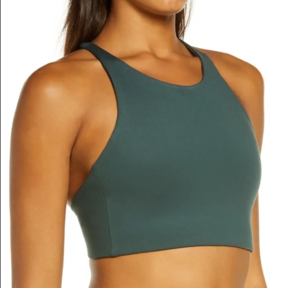 NWT Girlfriend Collective Topanga Sports Bra -Moss - Picture 3 of 6